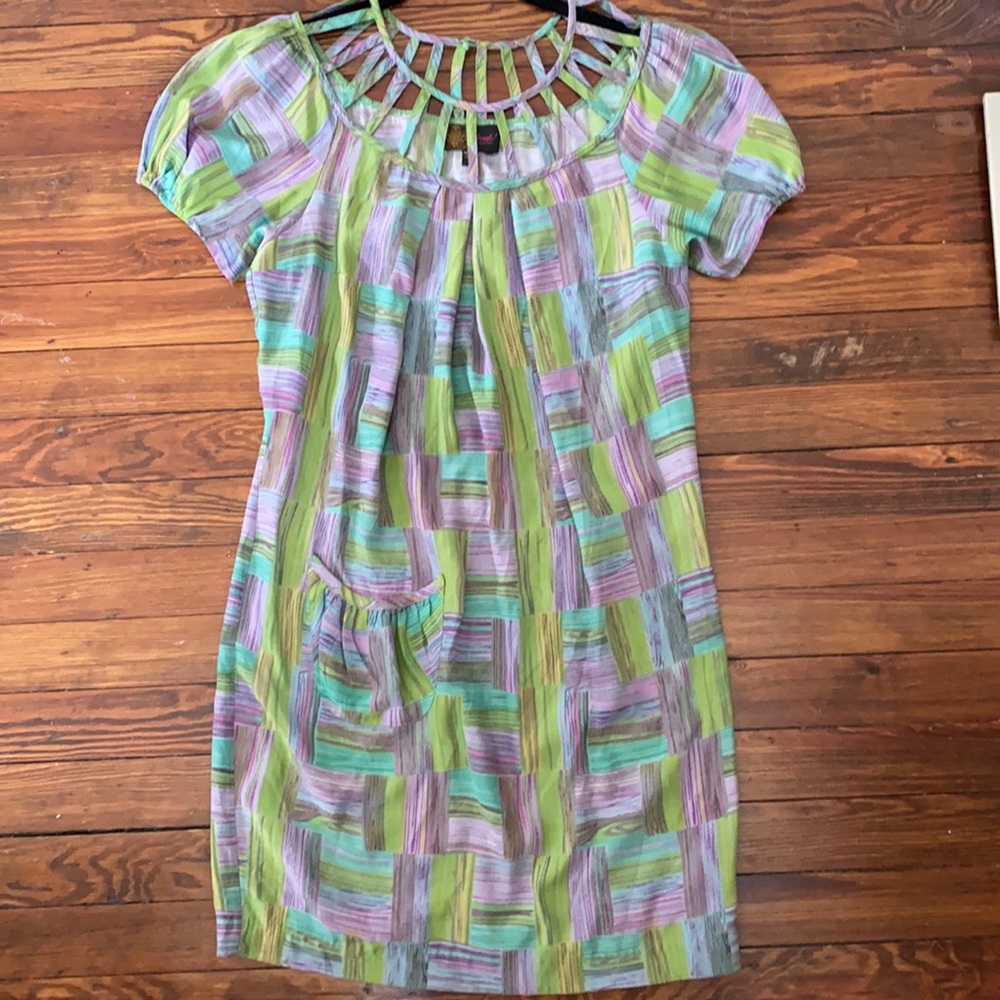 Frock! By Tracy Reese dress cutout silk w/damage